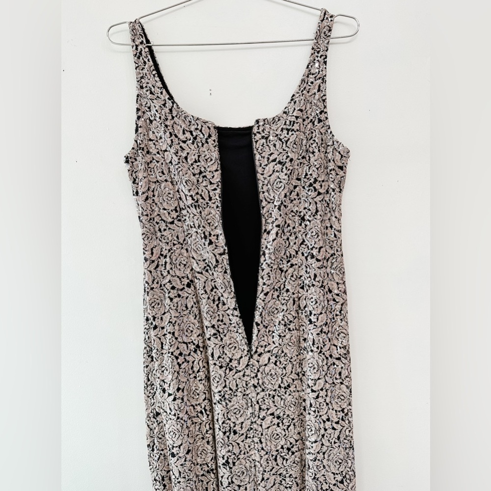 Vintage - Alex Evenings - Sequin Gown - Scoop Neck - Size 12 - Picture 10 of 15